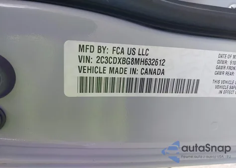 2021 Dodge Charger Sxt Rwd from USA, damaged, VIN 2C3CDXBG8MH632612